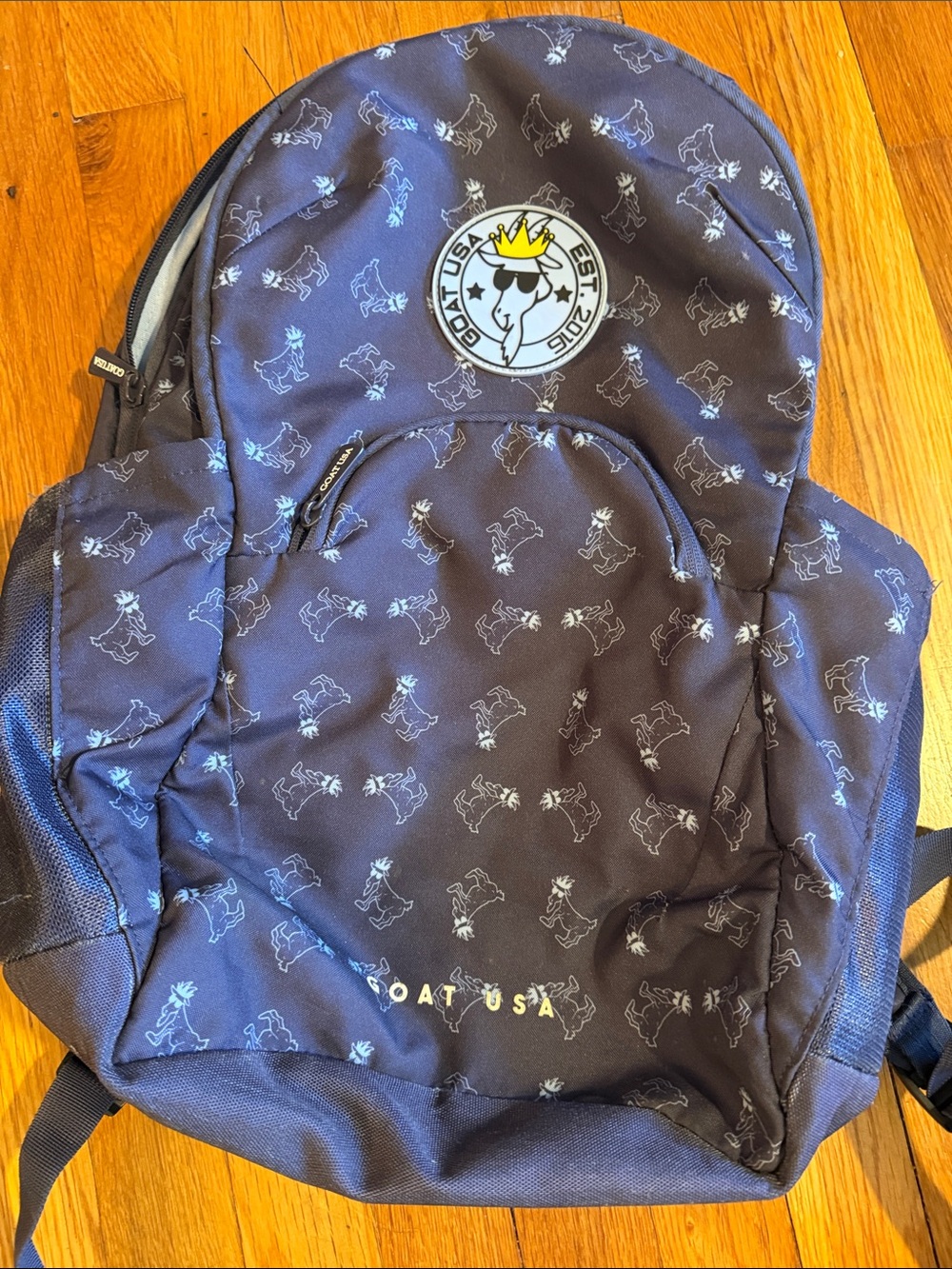 Goat USA Navy Printed Men's Backpack